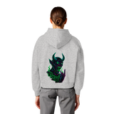 Neon Hellfire - Womens Organic Boxcut Hoodie