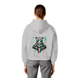 Urban Leopard - Womens Organic Boxcut Hoodie