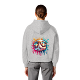 Sunset Vibes Dice - Womens Organic Boxcut Hoodie