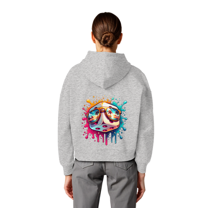 Sunset Vibes Dice - Womens Organic Boxcut Hoodie
