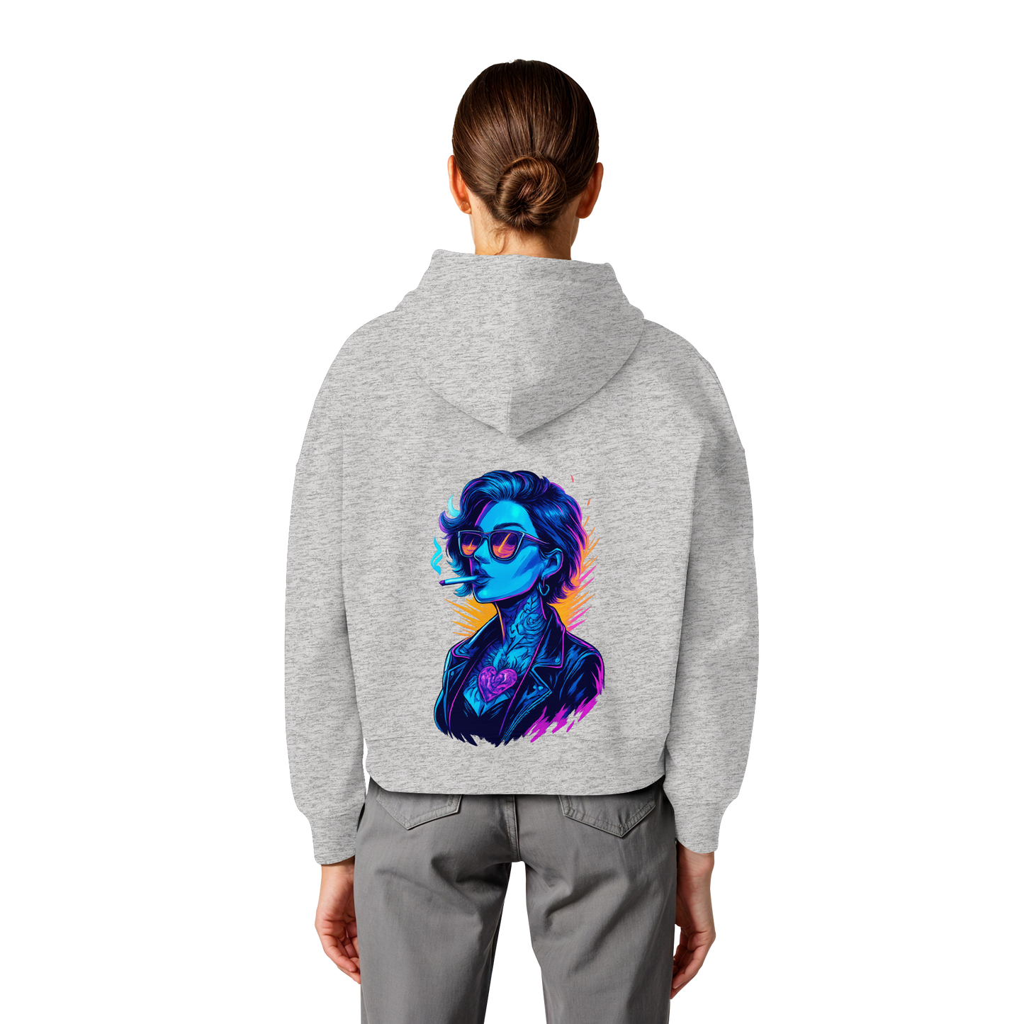 Urban Pulse - Womens Organic Boxcut Hoodie