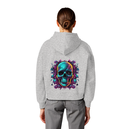 Galactic Skull - Organic Women Boxcut Hoodie