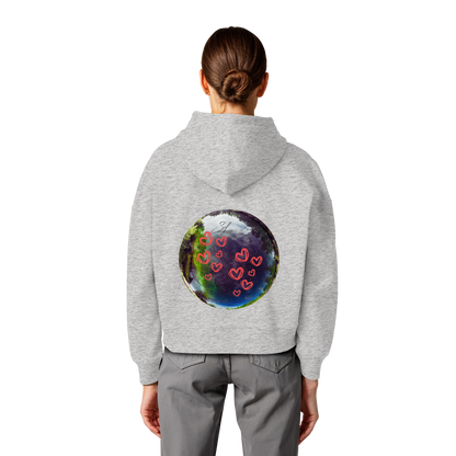 Love our World - Womens Organic Boxcut Hoodie