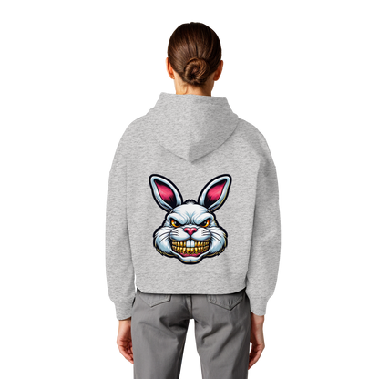 Tooth Bunny - Womens Organic Boxcut Hoodie