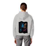 Kissing Skull - Womens Organic Boxcut Hoodie