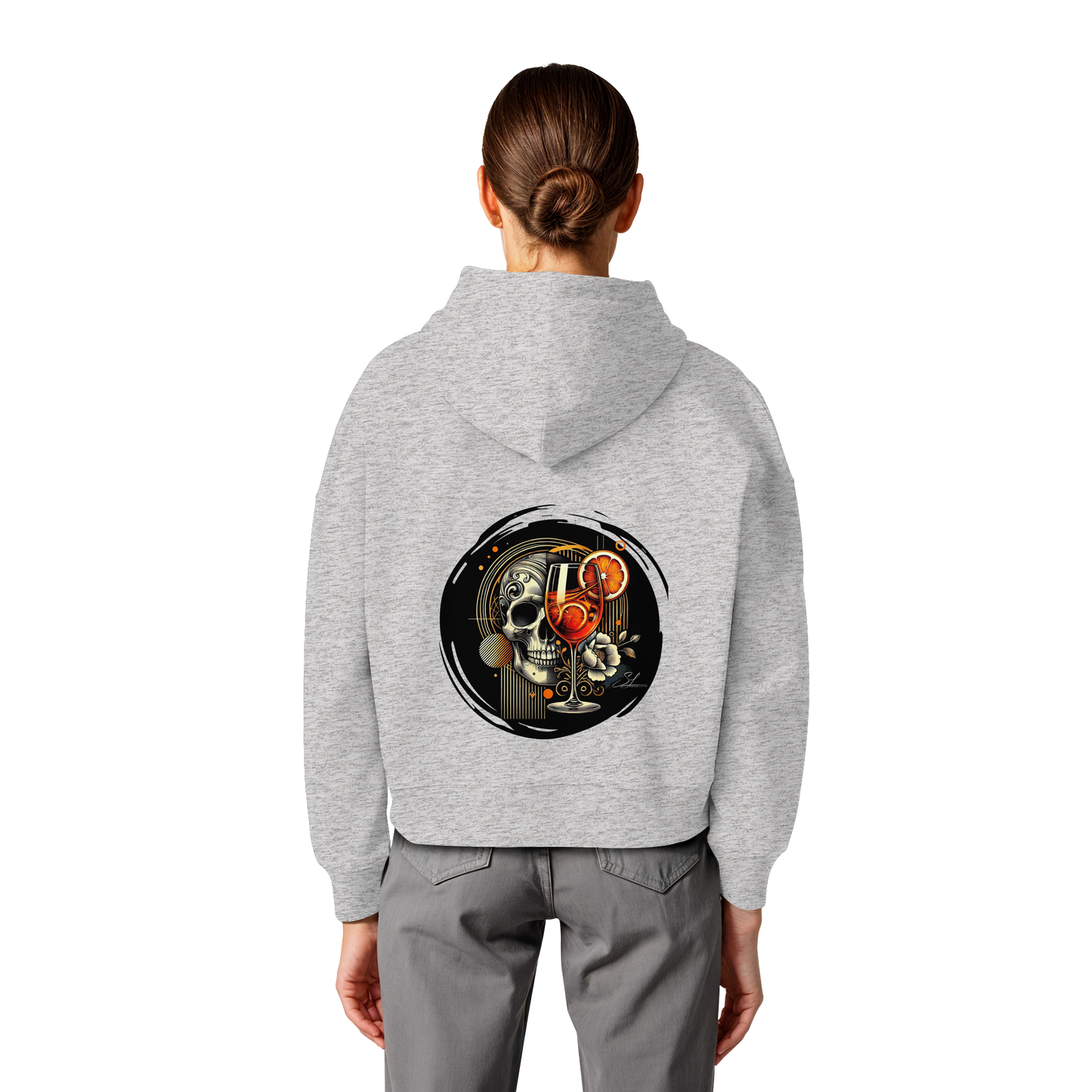 Spirit of the night - Womens Organic Boxcut Hoodie