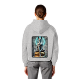 Mystic Cat - Womens Organic Boxcut Hoodie