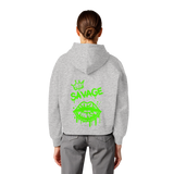 Kiss of Attitude - Womens Organic Boxcut Hoodie