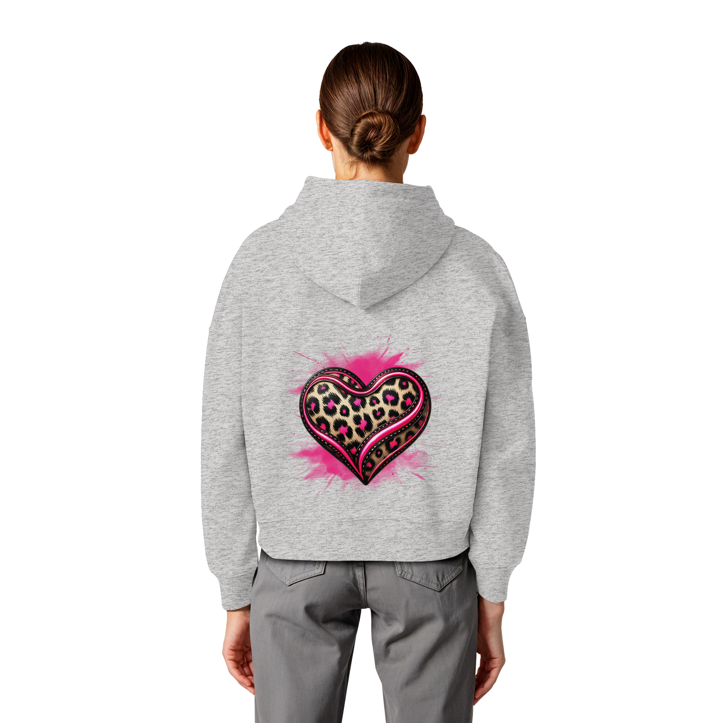 Wild Heart - Womens Organic Boxcut Hoodie