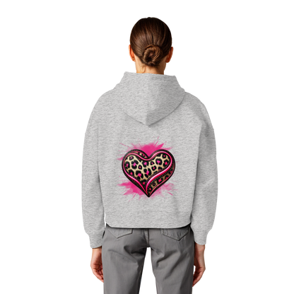 Wild Heart - Womens Organic Boxcut Hoodie