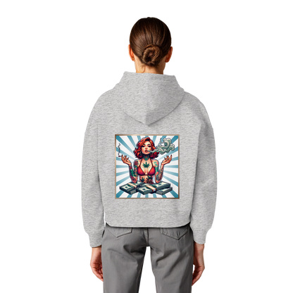 Rebel Rich - Womens Organic Boxcut Hoodie