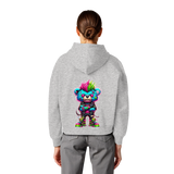 Punk Neon Teddy - Sweat à capuche bio Boxcut pour femme