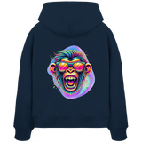 Crazy Chimp - Sweat à capuche Boxcut bio pour femme
