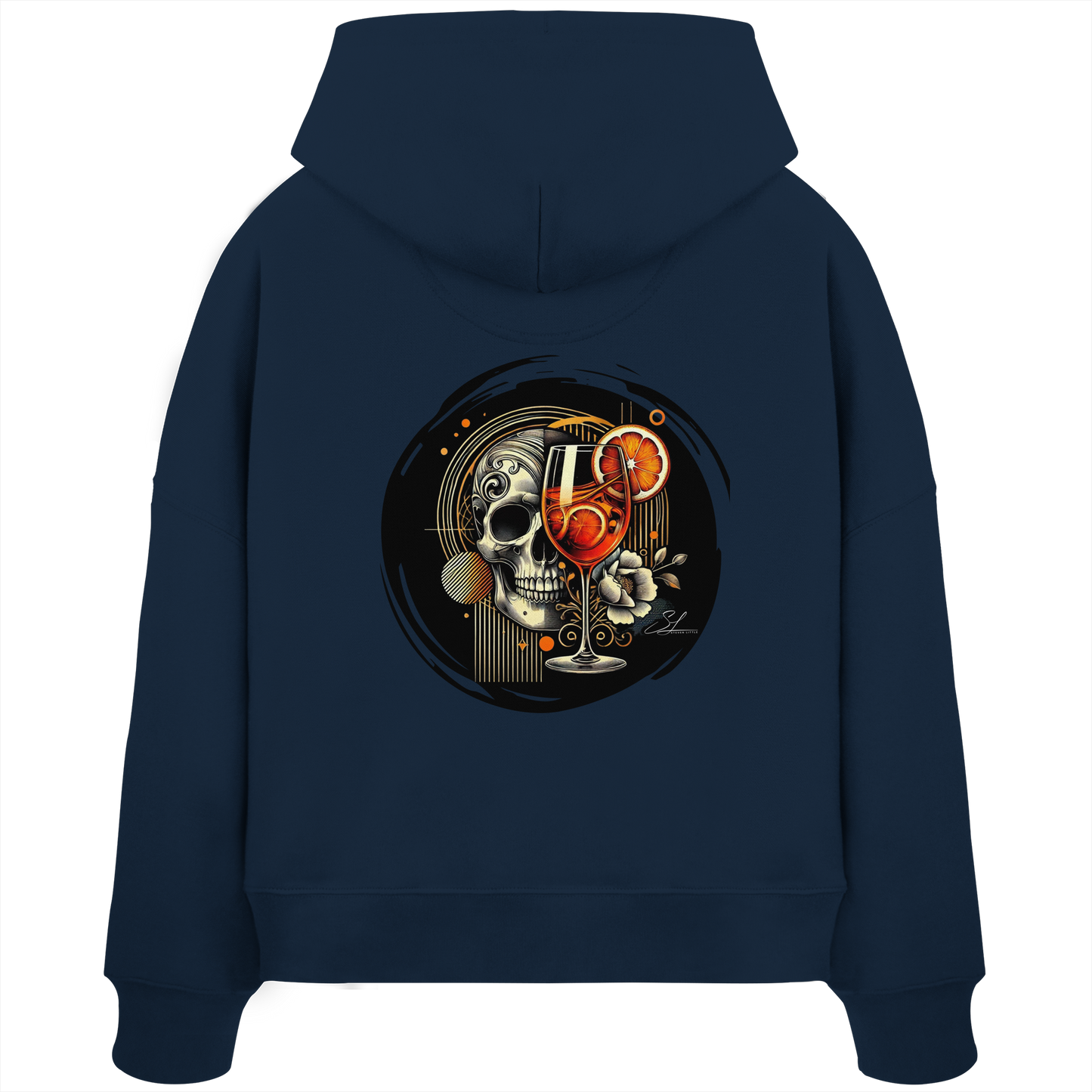 Spirit of the night - Womens Organic Boxcut Hoodie