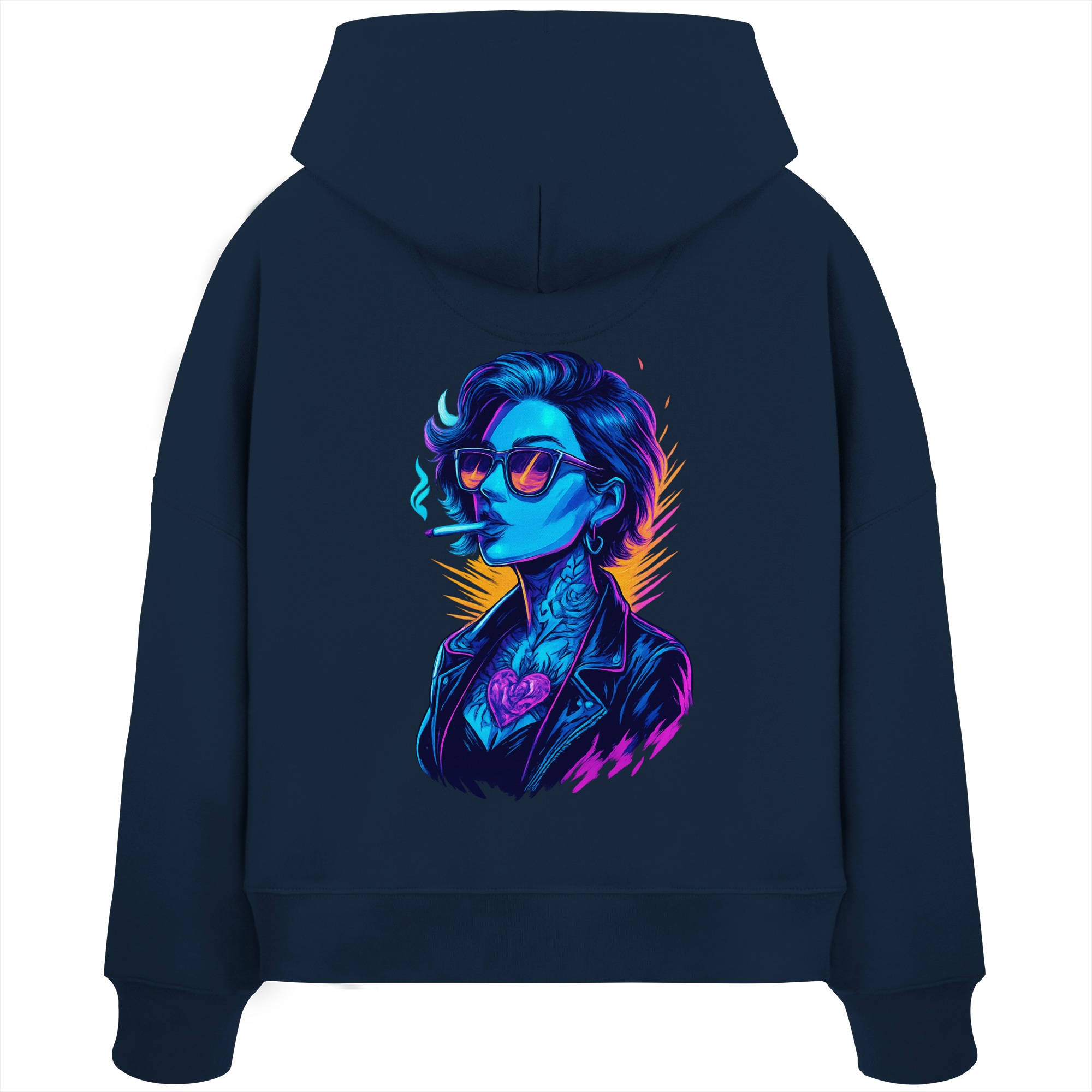 Urban Pulse - Womens Organic Boxcut Hoodie