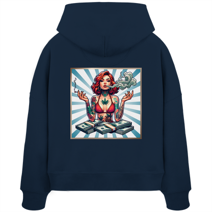 Rebel Rich - Womens Organic Boxcut Hoodie