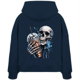Chill Skull - Womens Organic Boxcut Hoodie