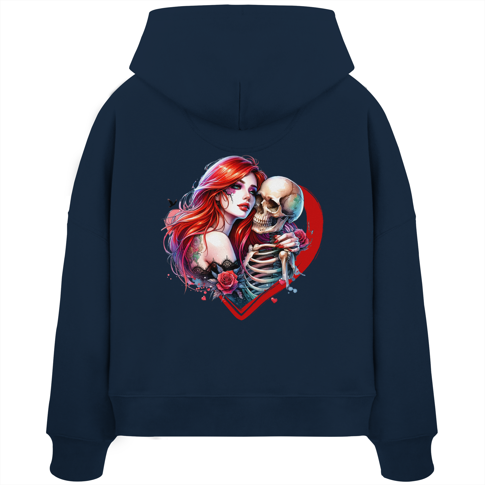 Forever Love - Sweat à capuche bio Boxcut pour femme