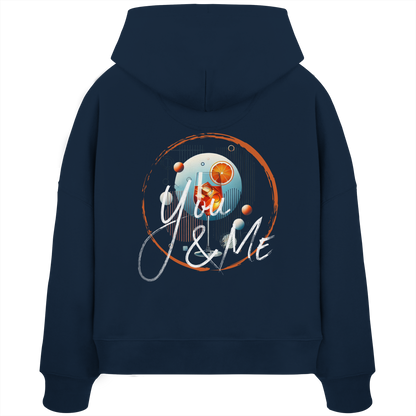 Cheers together - Womens Organic Boxcut Hoodie