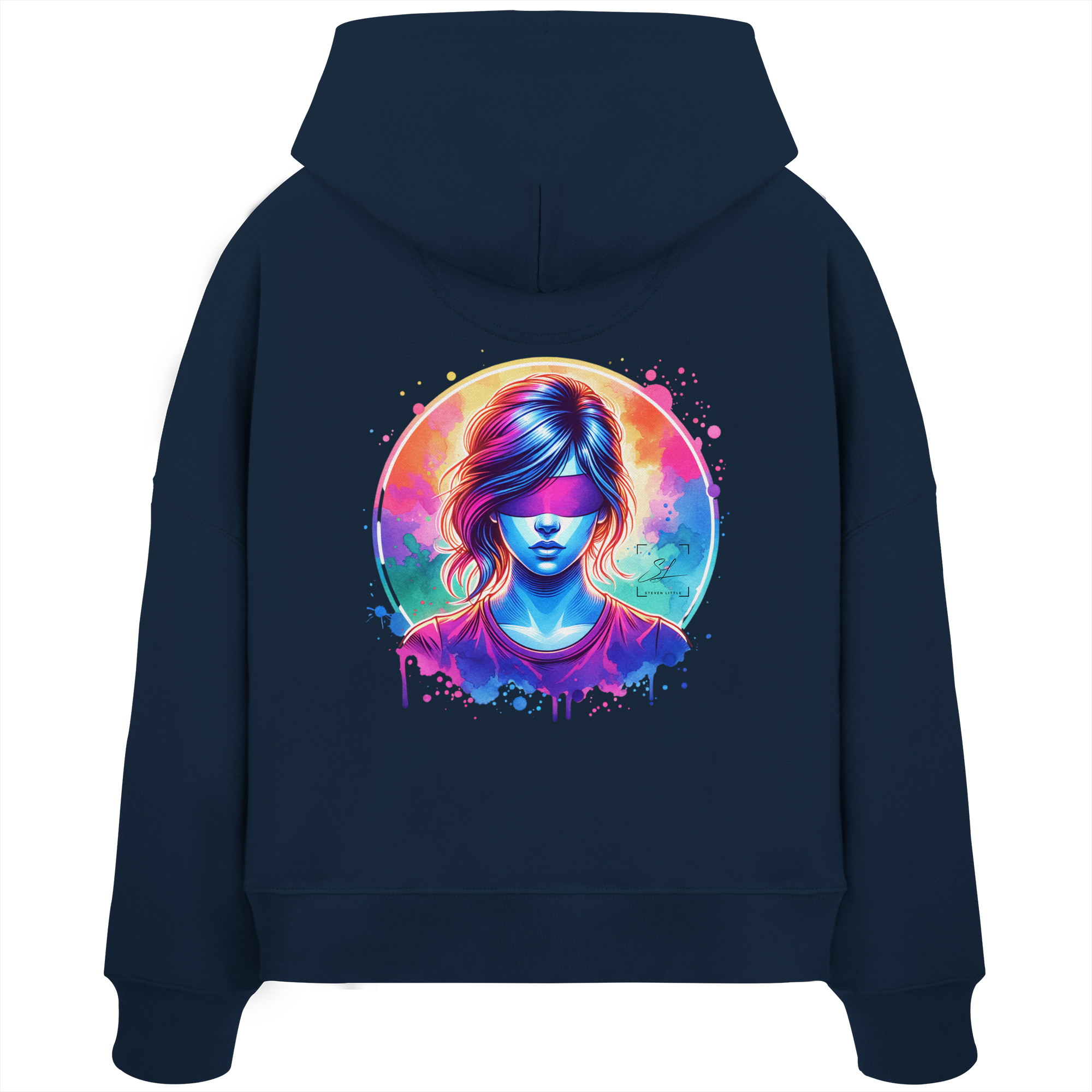 Mystic Vision - Womens Organic Boxcut Hoodie