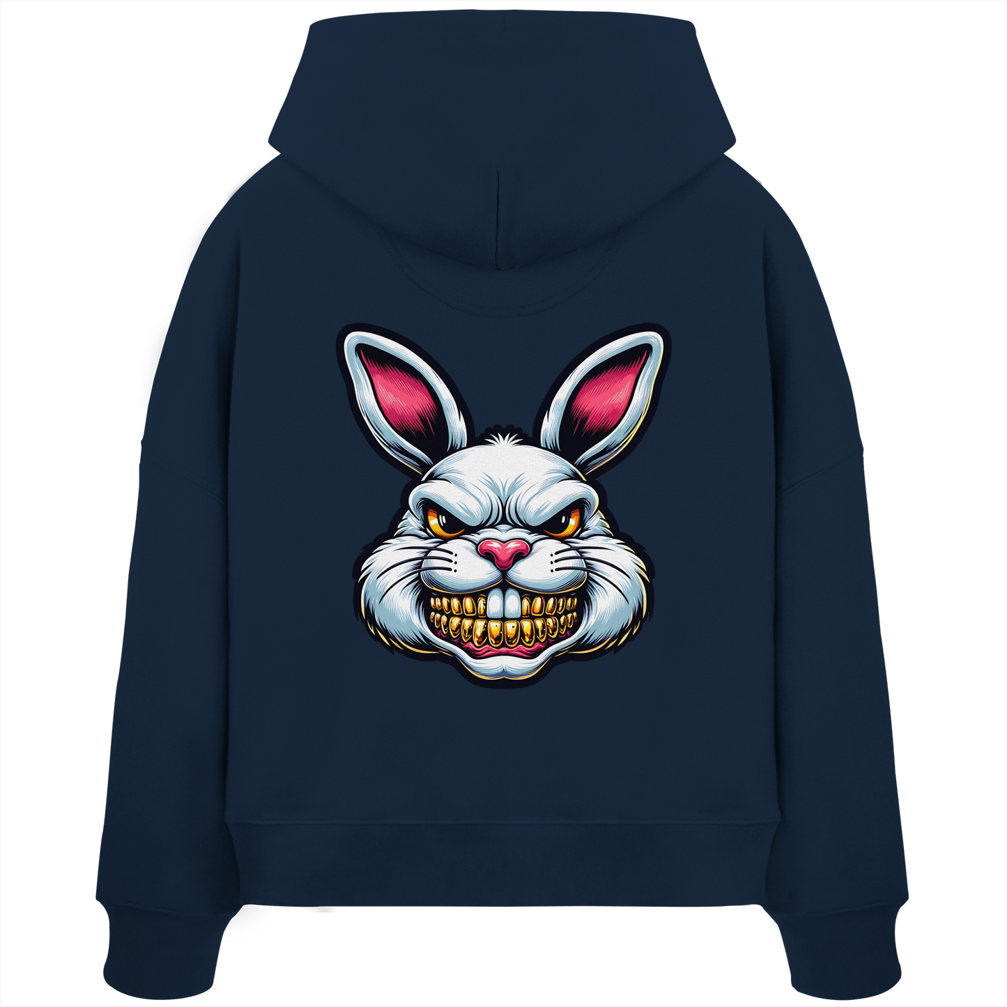 ToothBunny Terror - Womens Organic Boxcut Hoodie