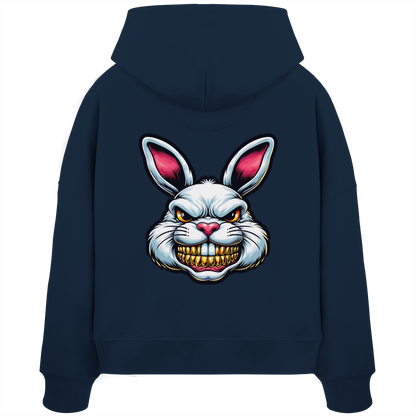 ToothBunny Terror - Womens Organic Boxcut Hoodie