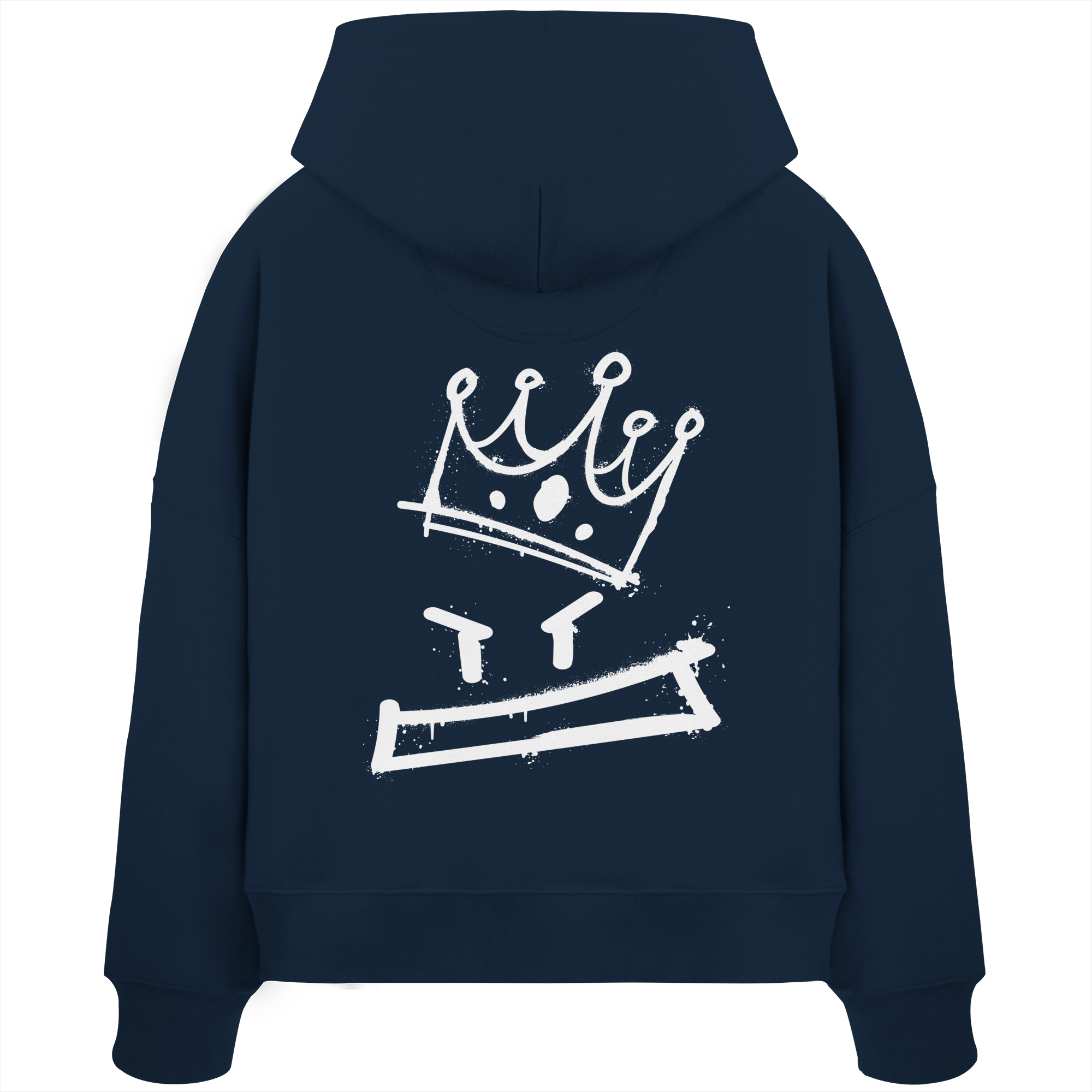 Graffiti King - Womens Organic Boxcut Hoodie