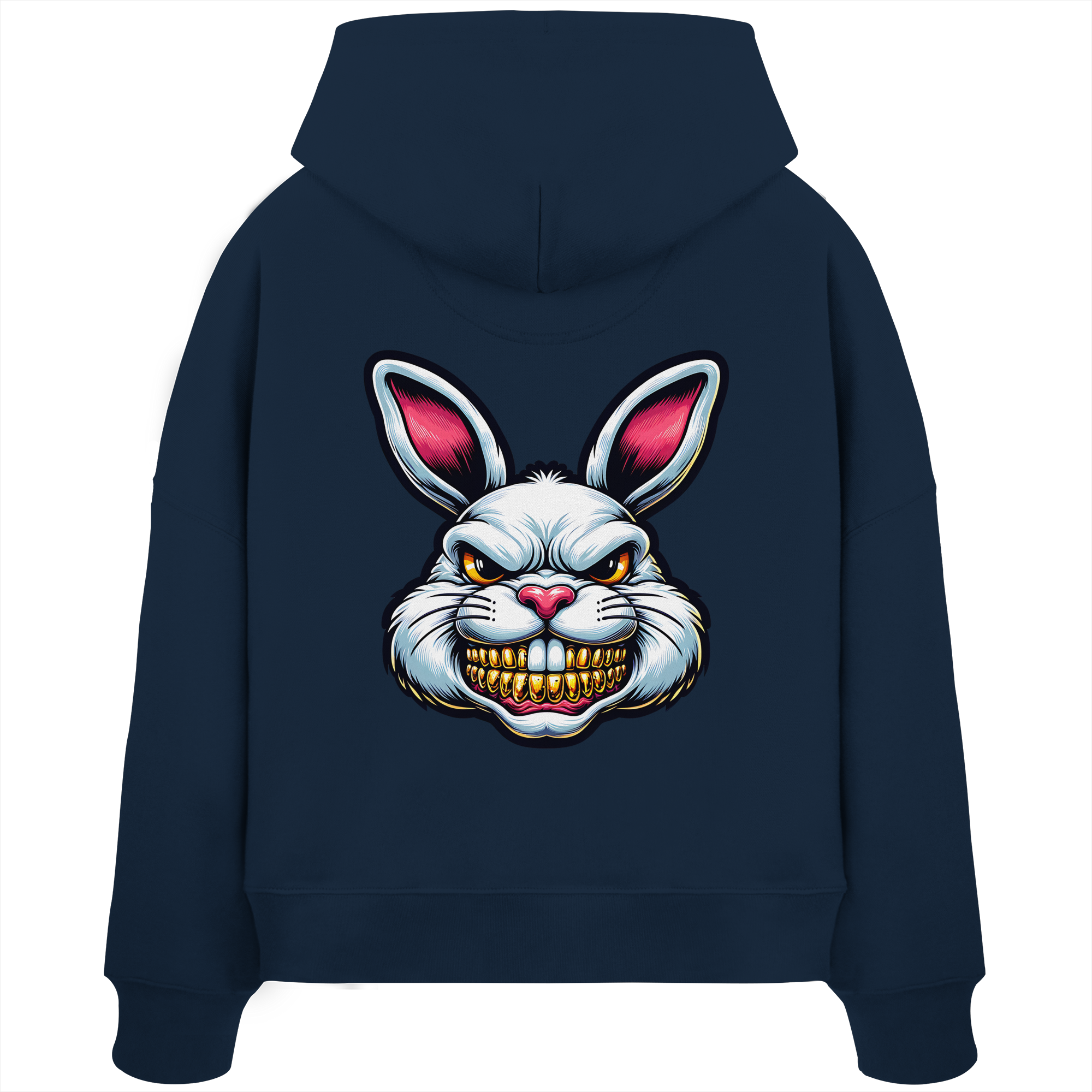 Tooth Bunny - Womens Organic Boxcut Hoodie