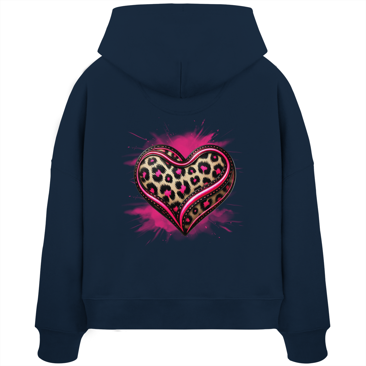 Wild Heart - Womens Organic Boxcut Hoodie