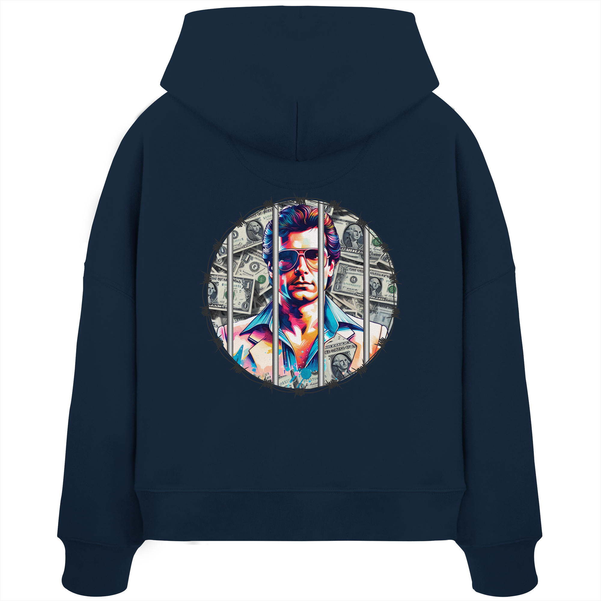 Money Maker - Womens Organic Boxcut Hoodie