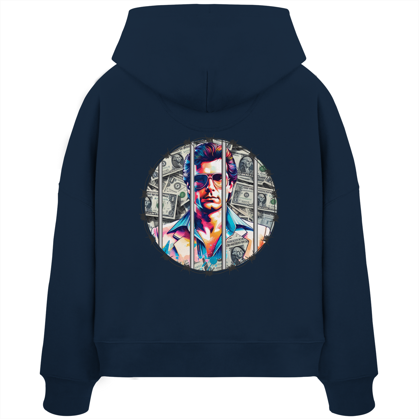 Money Maker - Womens Organic Boxcut Hoodie