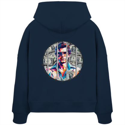 Money Maker - Womens Organic Boxcut Hoodie