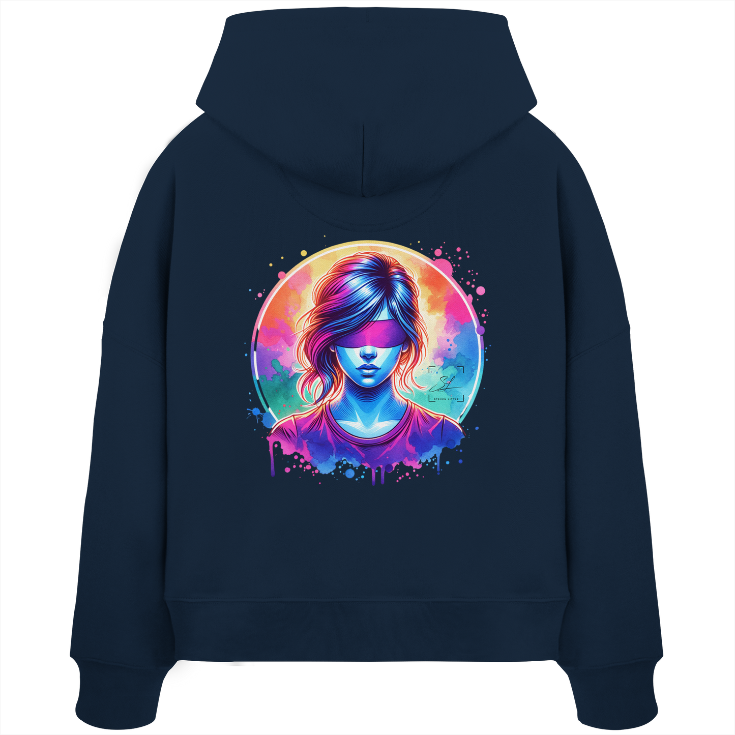 Mystic Vision - Sweat à capuche Boxcut bio pour femme