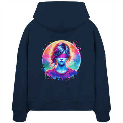 Mystic Vision - Sweat à capuche Boxcut bio pour femme