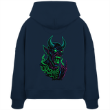 Neon Hellfire - Womens Organic Boxcut Hoodie
