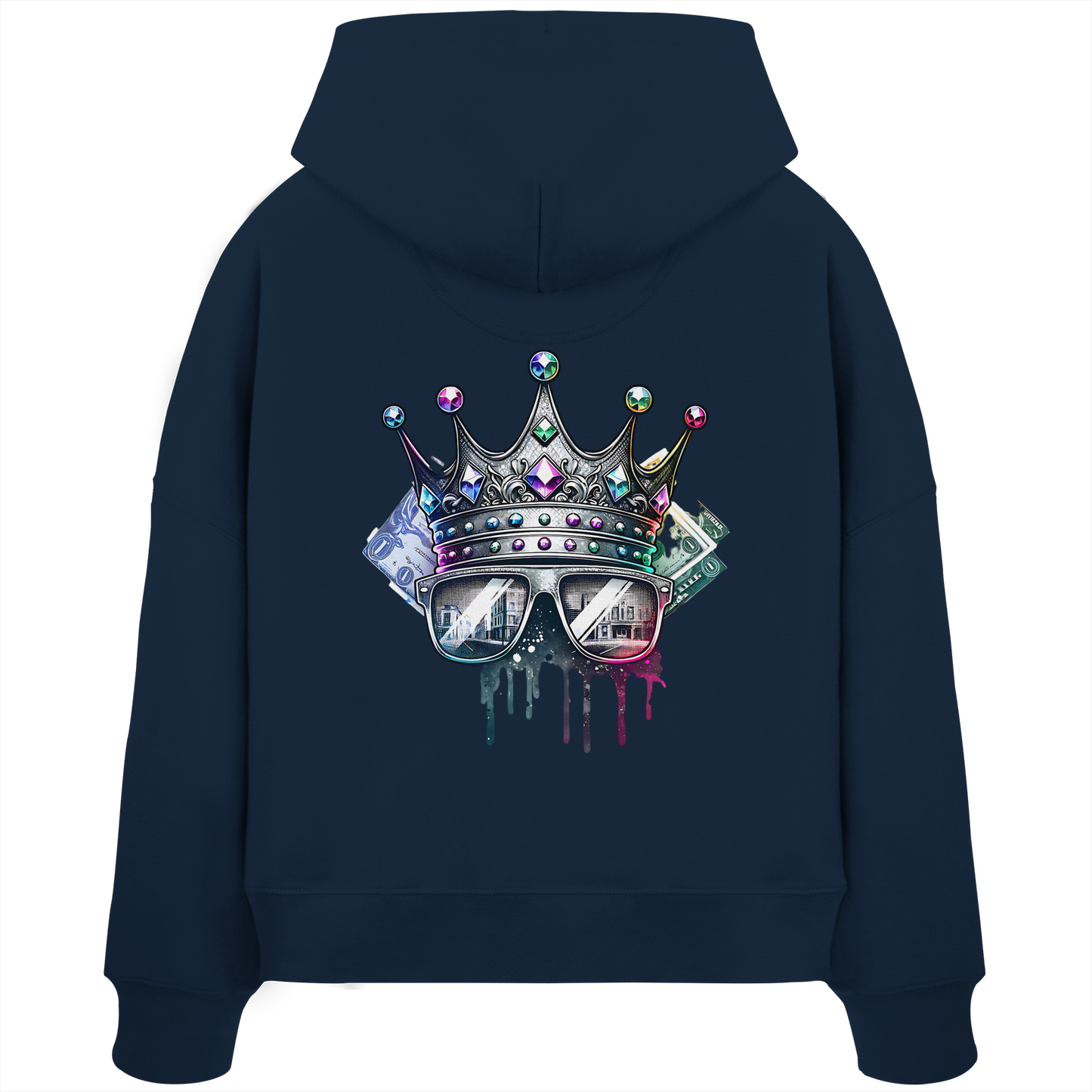 Royal Hustle - Womens Organic Boxcut Hoodie