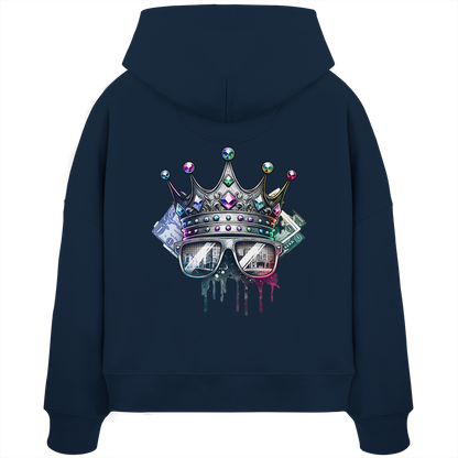 Royal Hustle - Womens Organic Boxcut Hoodie