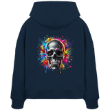 Explosion de vie - Sweat à capuche bio Boxcut pour femme