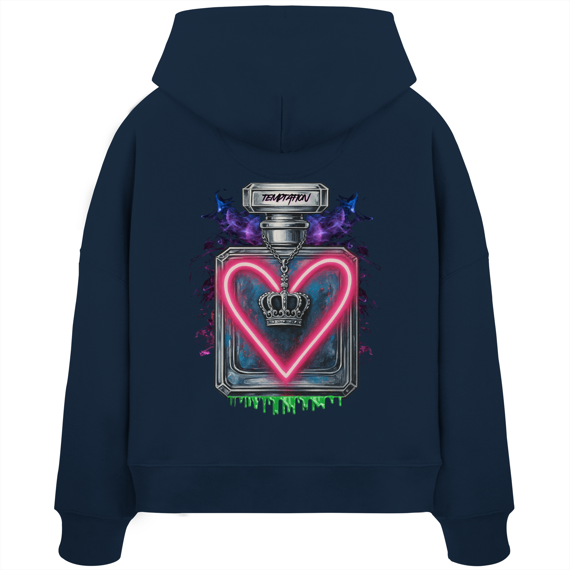 Temptation - Womens Organic Boxcut Hoodie