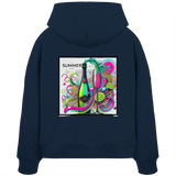 Neon Fresh - Womens Organic Boxcut Hoodie
