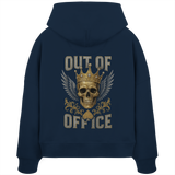 King out of Office - Womens Organic Boxcut Hoodie