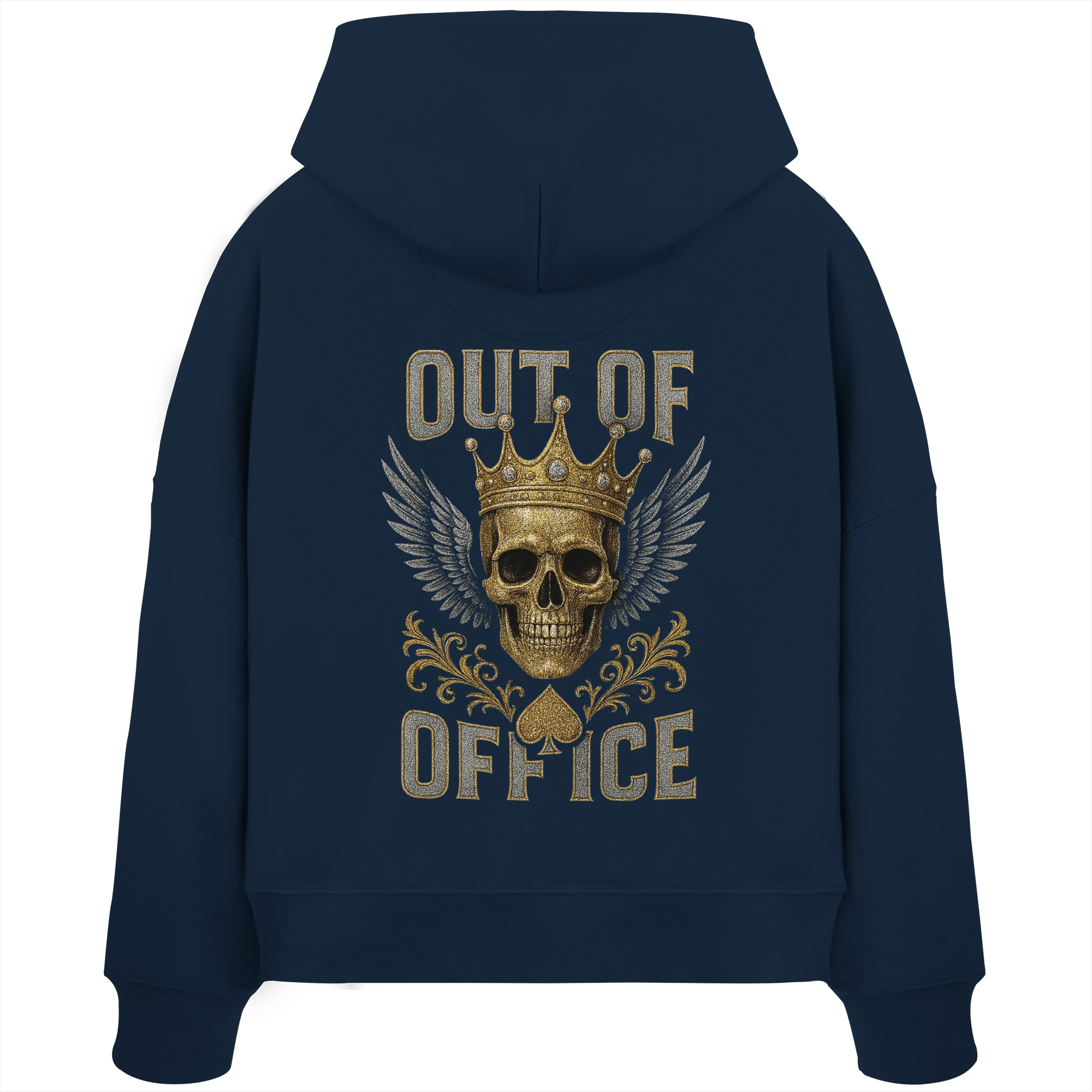 King out of Office - Womens Organic Boxcut Hoodie