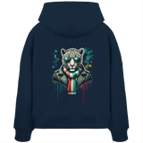 Urban Leopard - Womens Organic Boxcut Hoodie