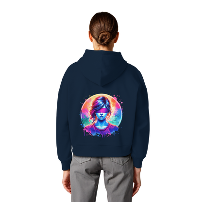 Mystic Vision - Womens Organic Boxcut Hoodie