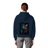 Kissing Skull - Womens Organic Boxcut Hoodie