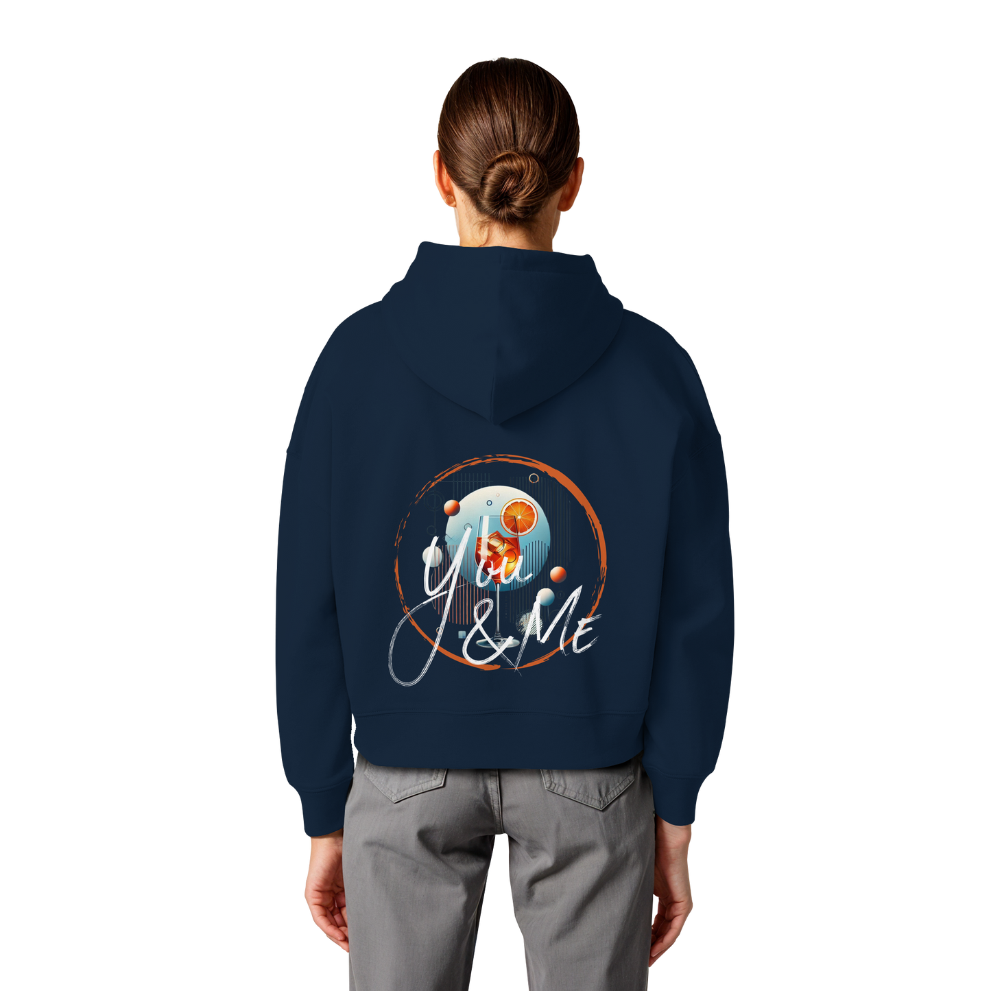 Cheers together - Womens Organic Boxcut Hoodie
