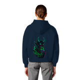 Neon Hellfire - Womens Organic Boxcut Hoodie
