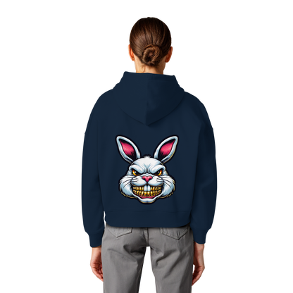 Tooth Bunny - Womens Organic Boxcut Hoodie