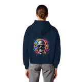 Explosion de vie - Sweat à capuche bio Boxcut pour femme