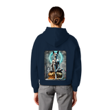 Mystic Cat - Womens Organic Boxcut Hoodie